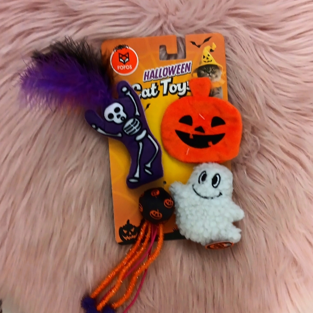 Brand New FOFOS HOLIDAY INSPIRED CAT TOYS- 4CT